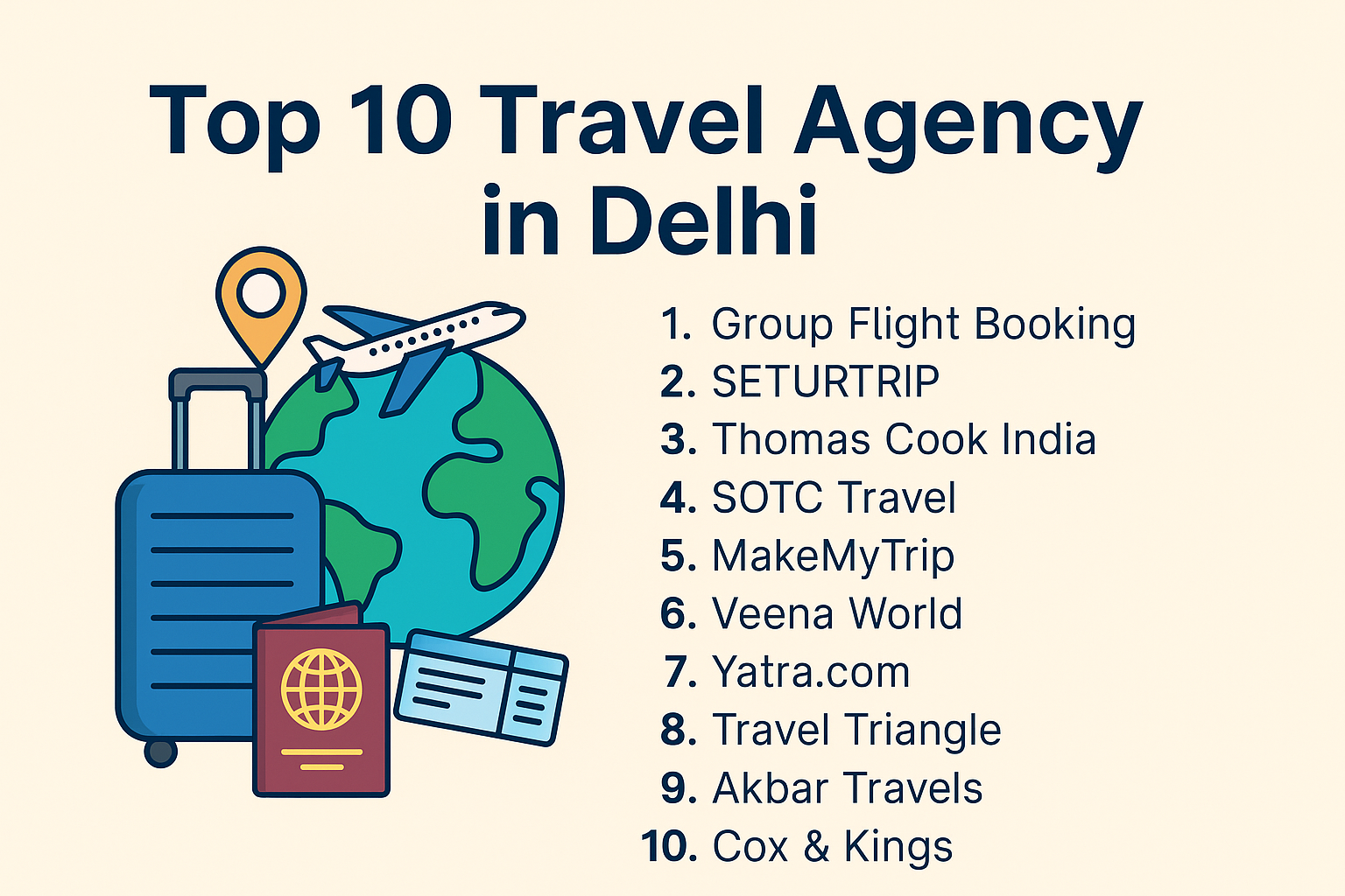 Top 10 Travel Agency in Delhi (Edition 2025)
