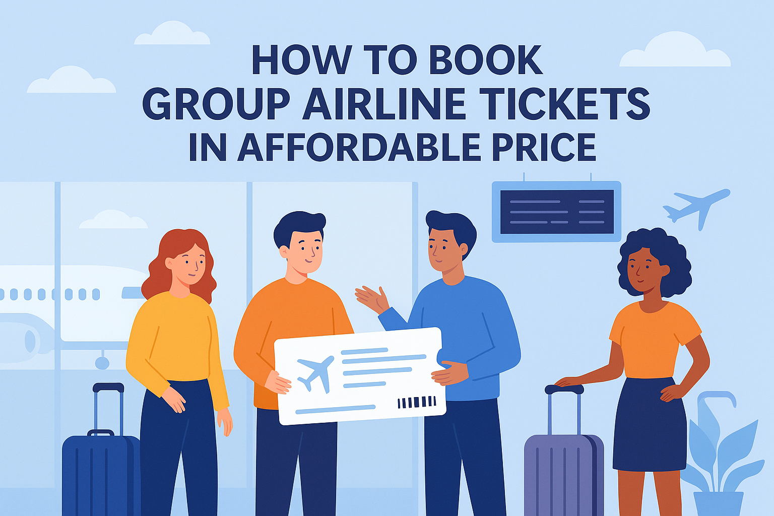 How to Book Group Airline Tickets
